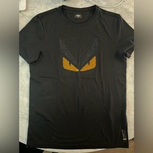 Fendi shirt with crystal graphic, worn once.